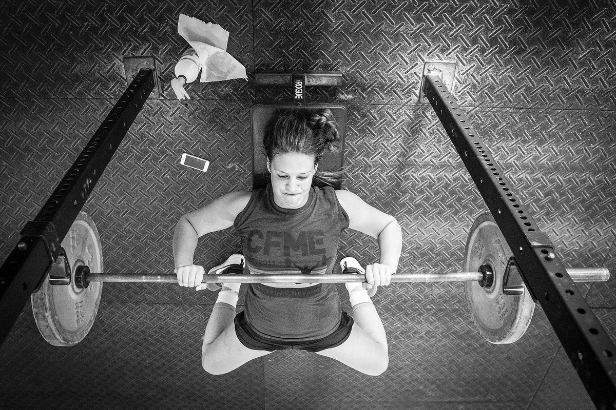 CrossFit's tweet image. Sunday 160501 
Complete as many rounds as possible in 10 minutes of:
50 double-unders
135-lb. back squats, 10 reps