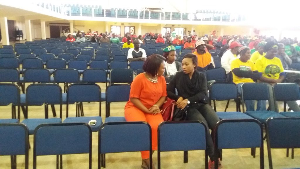 Empty ANC #WorkersDay event in N. Mandela Bay. The writing is firmly on the wall. Change is coming. #VoteForChange