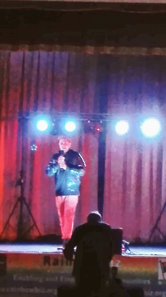 Ffyncwraig's tweet photo. Matt Spoken word poet at the North East Wales Diversity #NEWDF16 @DiversityWales https://t.co/5HHIiGM26n