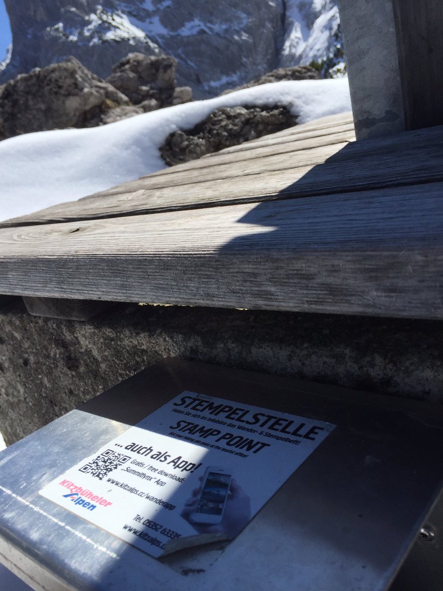 Digitales Gipfelkreuz Buch - als App! 😂 #Stripsenkopf #wilderkaiser <a href="/Schwarzfuchs01/">Schwarzfuchs</a> @tompiemont @DAV_Alpenverein