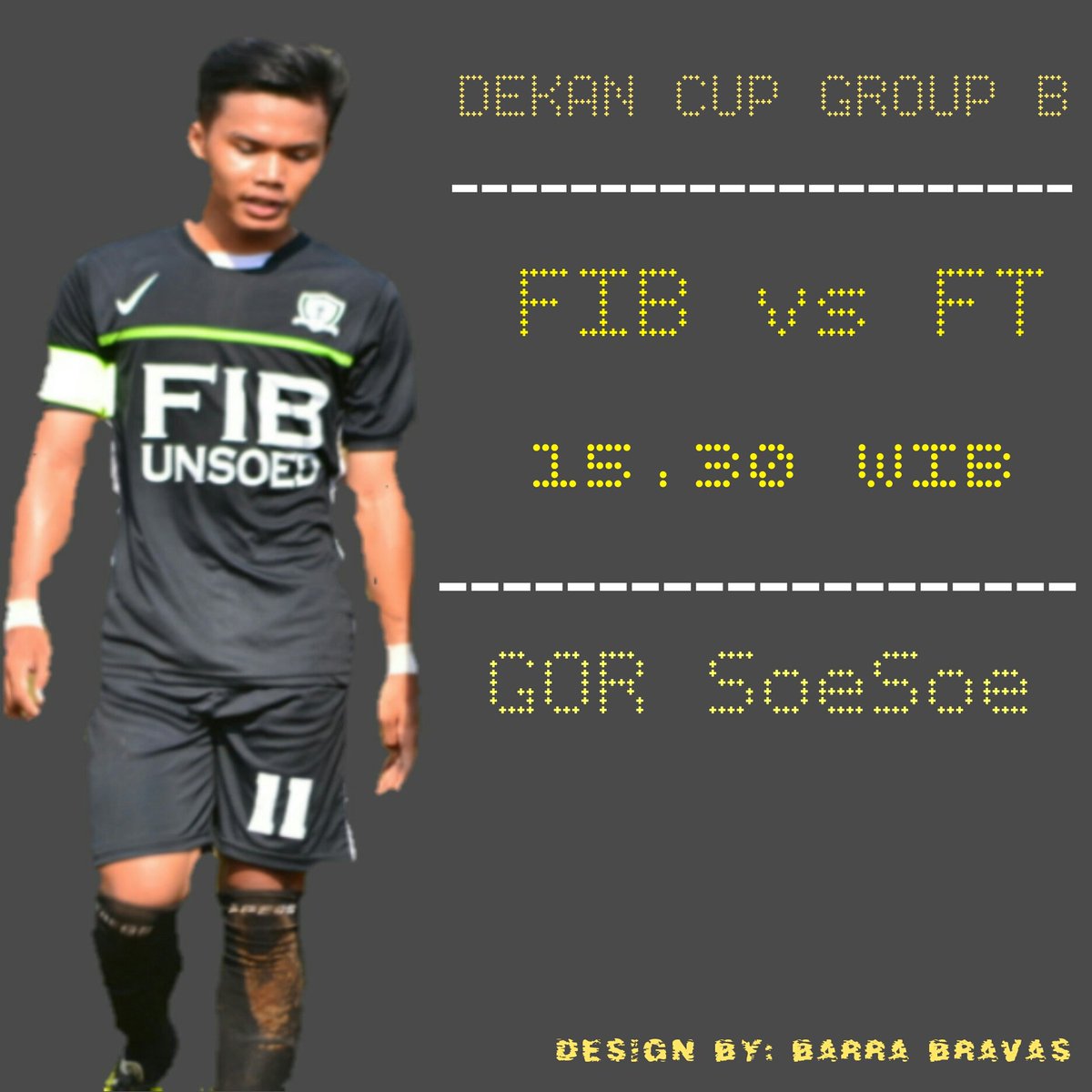 Jangan Lupa Besok BRAVSSS !!!! <a href="/Dekancupfisip16/">DEKAN CUP FISIP 2016</a> FIB vs F.Teknik. 15.30 WIB. di GOR Soesoe. Ramaikann