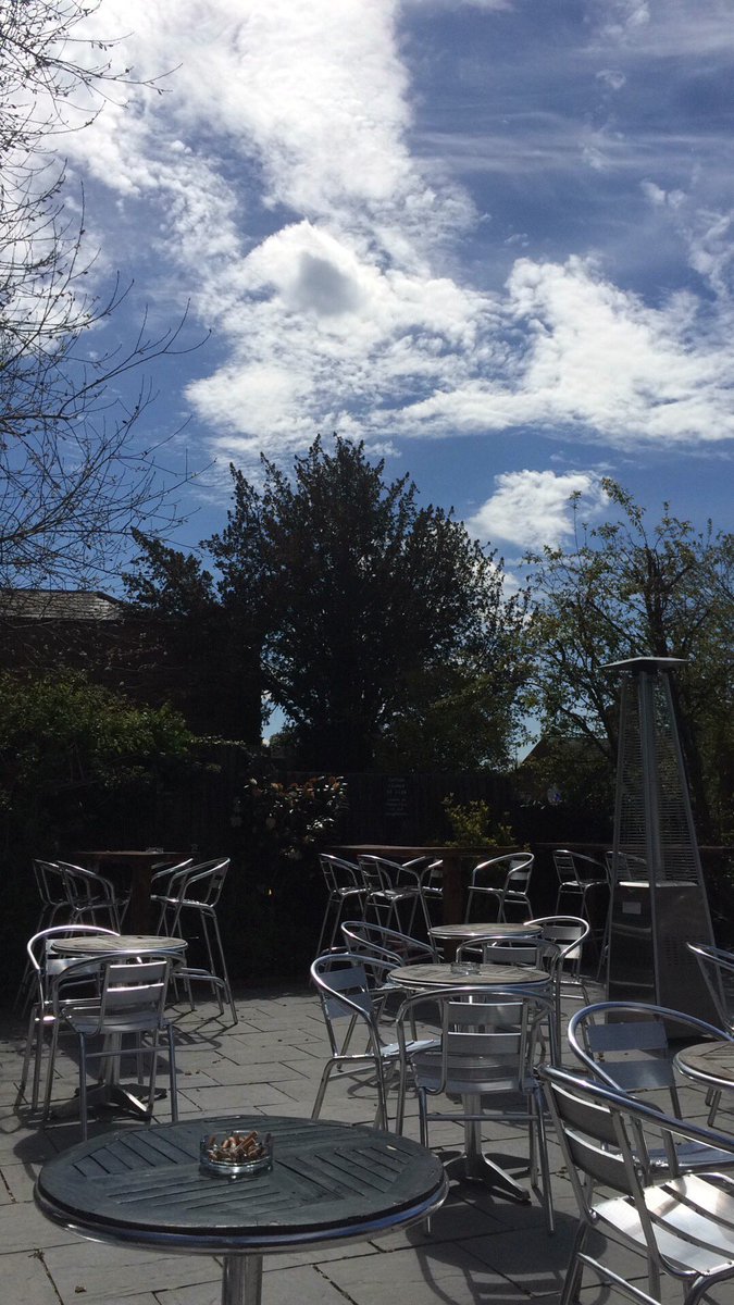 Pure heaven in the brickyard Garden right now with the sun shining xx 😎🌞