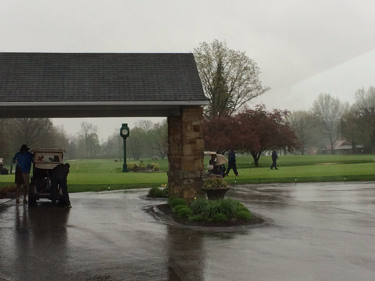 vvanderpool's tweet photo. I'm finding people don't quit just in PA with a few rain drops. #mensopeningday @ButlerCCGolf  #whereami https://t.co/5SPBjqrYeH