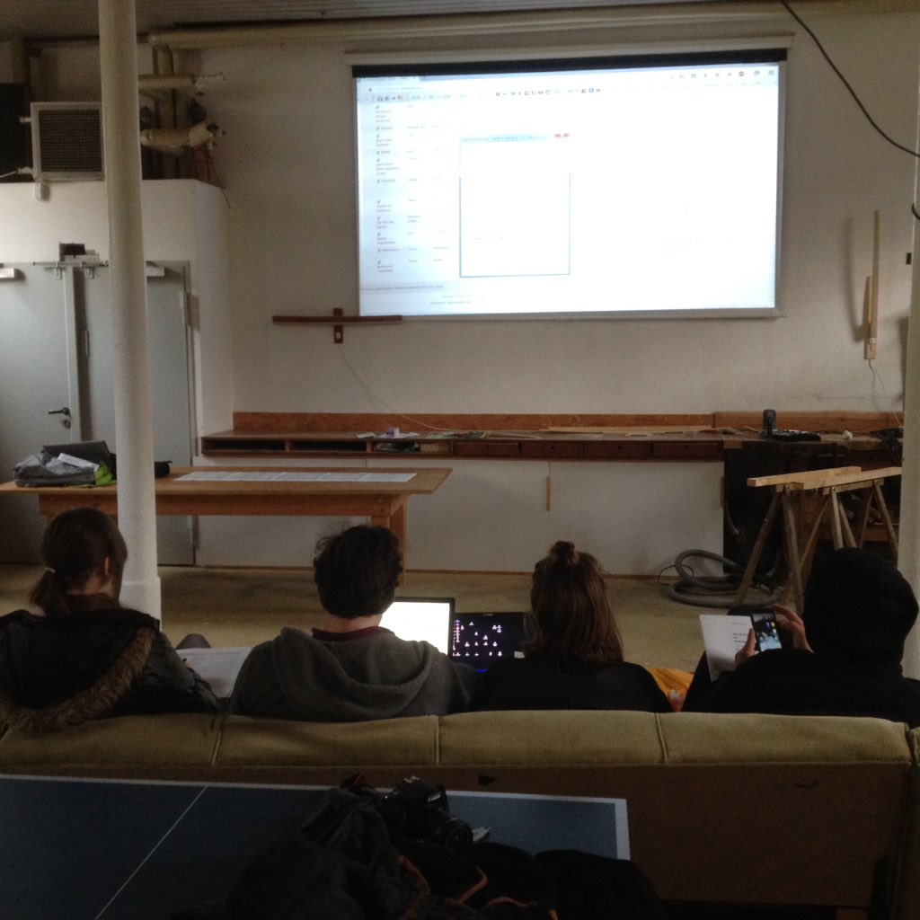 #GENERATE16 jury at work // once again thx for all the applications! This is going to be big... #shedhalle #Tübingen