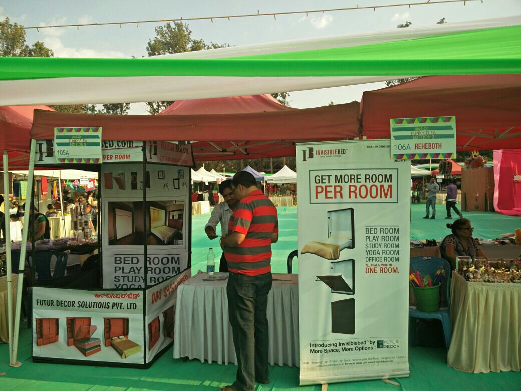 invisiblebed's tweet photo. Visit Invisiblebed @ #FunkyFlea #BTMLayout. Get More Room per Room..! https://t.co/9GgAgY4AQl