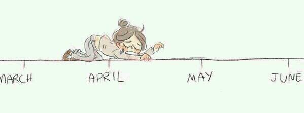 9GAG's tweet image. it's that point in the school year