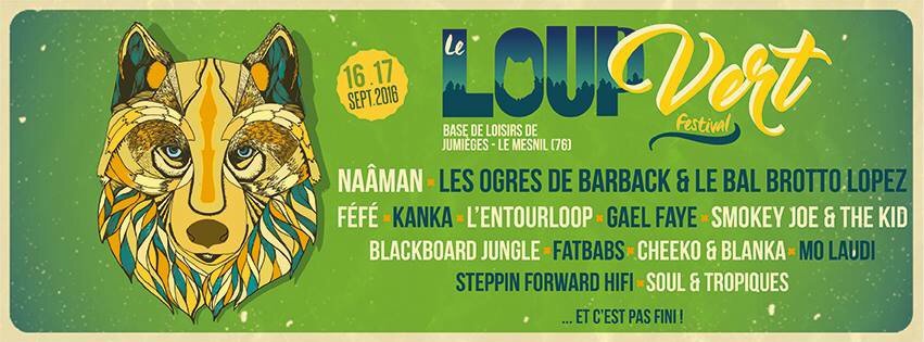 1001Prods's tweet photo. Follow @leloupvert 1ere edition avec cette belle programmation ! https://t.co/e2anKkJTVx