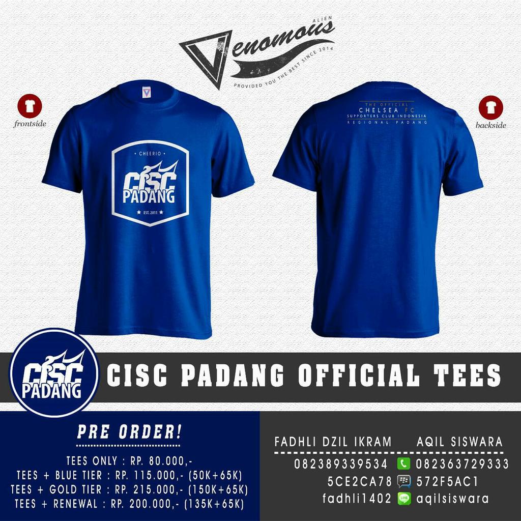 Buat yang daftar member dan PO TEES OFFICIAL CISCPADANG #ThisIsCISC <a href="/AFCSE_Padang/">AFCSE PADANG</a>