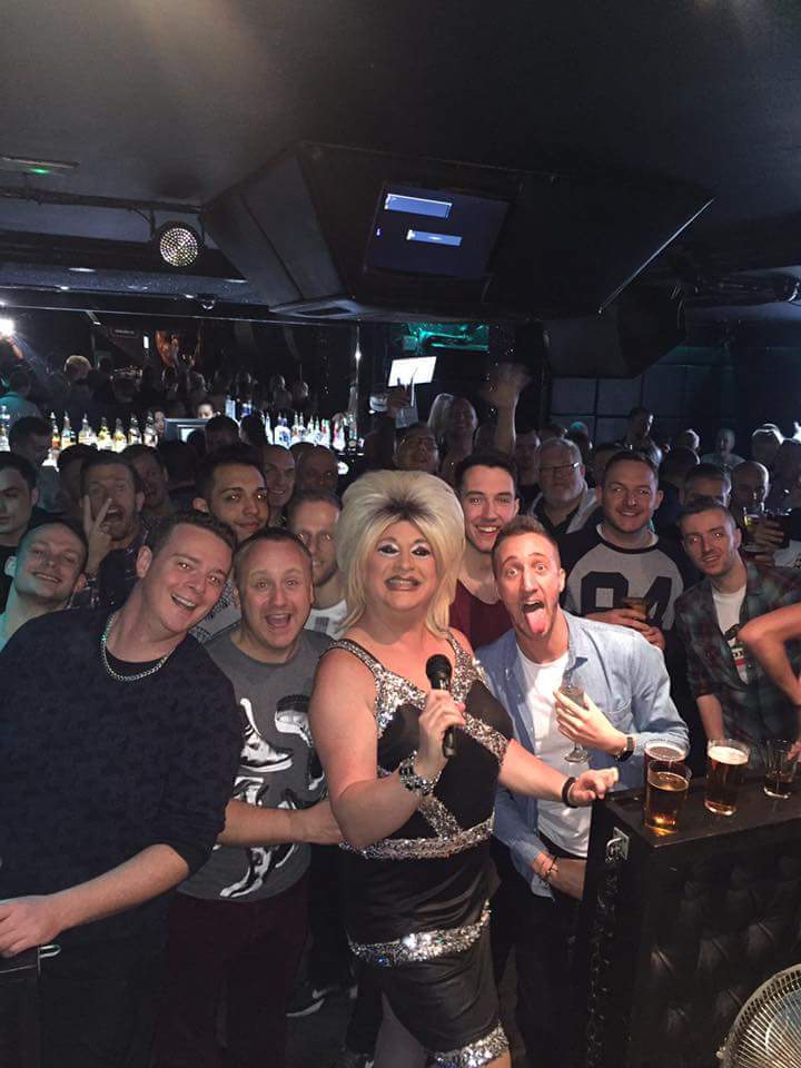 newyorkbarmcr's tweet photo. It's been demanded... @peggywessex shall be back on our famous stage from 4pm today. See you all later #gbbb19 https://t.co/g3u0QTcxxt