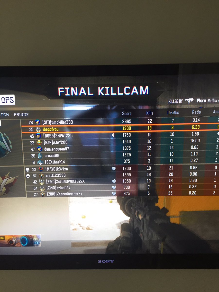 TheVampsJames's tweet photo. Quick game. Got final kill cam too booyaaaa. https://t.co/7rYBlftiqg