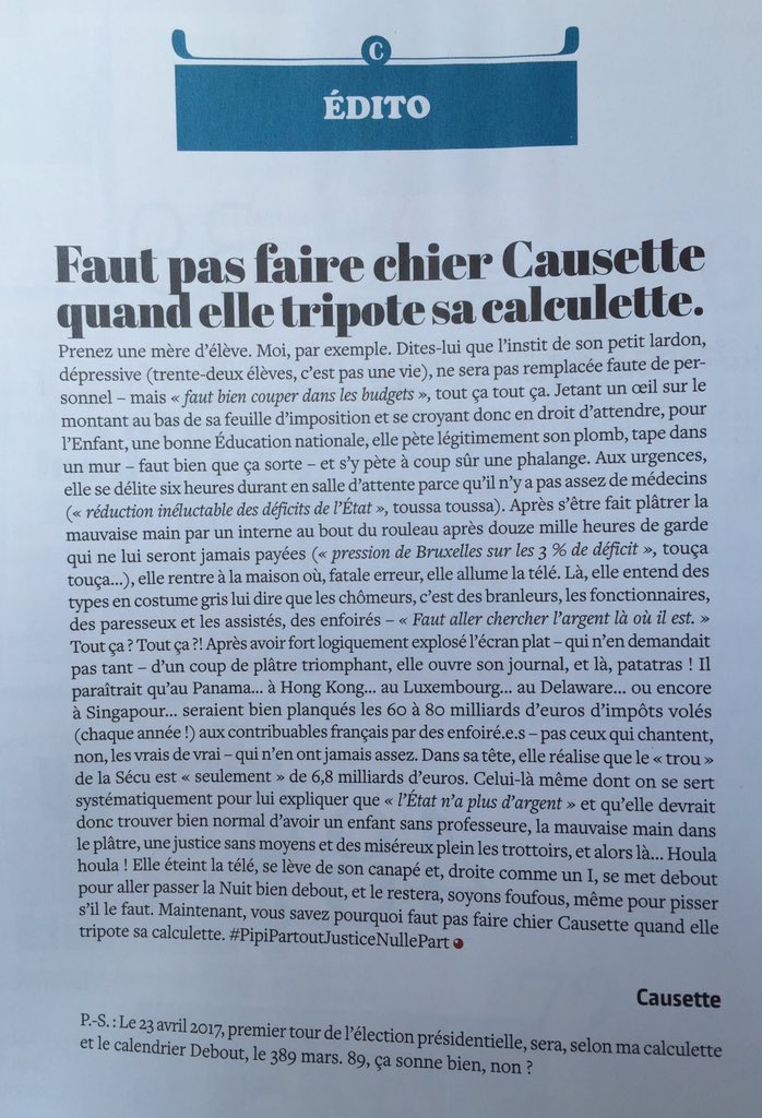 CausetteLeMag's tweet photo. Mon édito de mai, ou pouquoi nous sommes à point pour le changement, le vrai :-) #NuitDebout @nuitdebout  @attac_fr https://t.co/JWcdF0dv1t