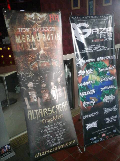 Gaza Fest at Grand Charly TMII, <a href="/Gaza_Studio/">Gaza Studio</a> #MerahPutih #Album #ALTARSCREAM ready