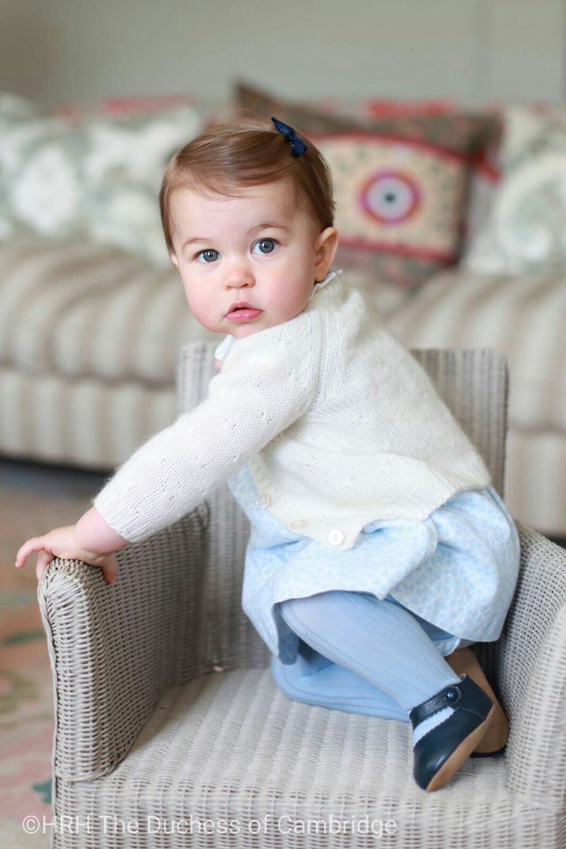RoyalReporter's tweet photo. New photos of Princess Charlotte, taken by the Duchess of Cambridge https://t.co/goK2GkAjzm