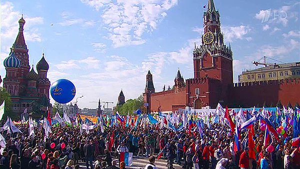 #1мая  "Мир! Труд! Май!" 
Масштабы празднования радуют!