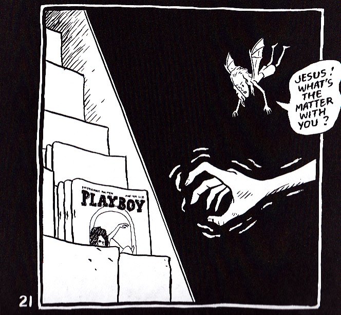 offkamera's tweet photo. Honestidad descarnada y masturbaciones a dos manos. #ElPlayboy @LaCupulaComic Chester Brown: https://t.co/H5m19Aw1ji https://t.co/2NN3s1Q3Ky