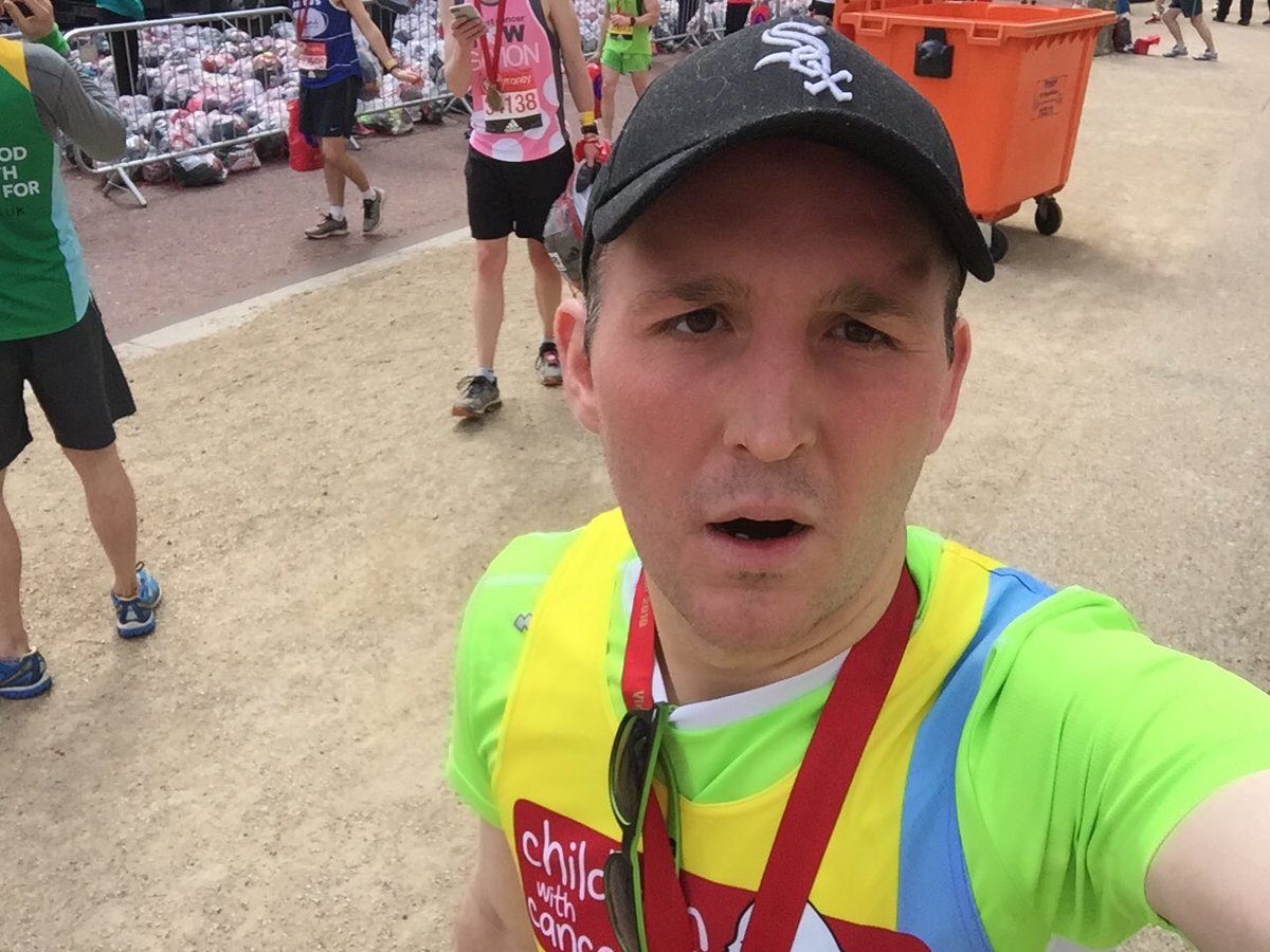 jonnywilde's tweet photo. @CwC_UK_Events @LondonMarathon my exhausted state at the end! #oneinamillion #cwchero https://t.co/wq87Ur9FA5