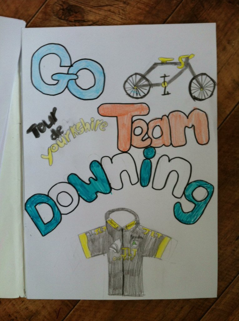 Waiting for <a href="/RussDowning/">Russell Downing</a> in Thirsk! C'mon Fonzy!