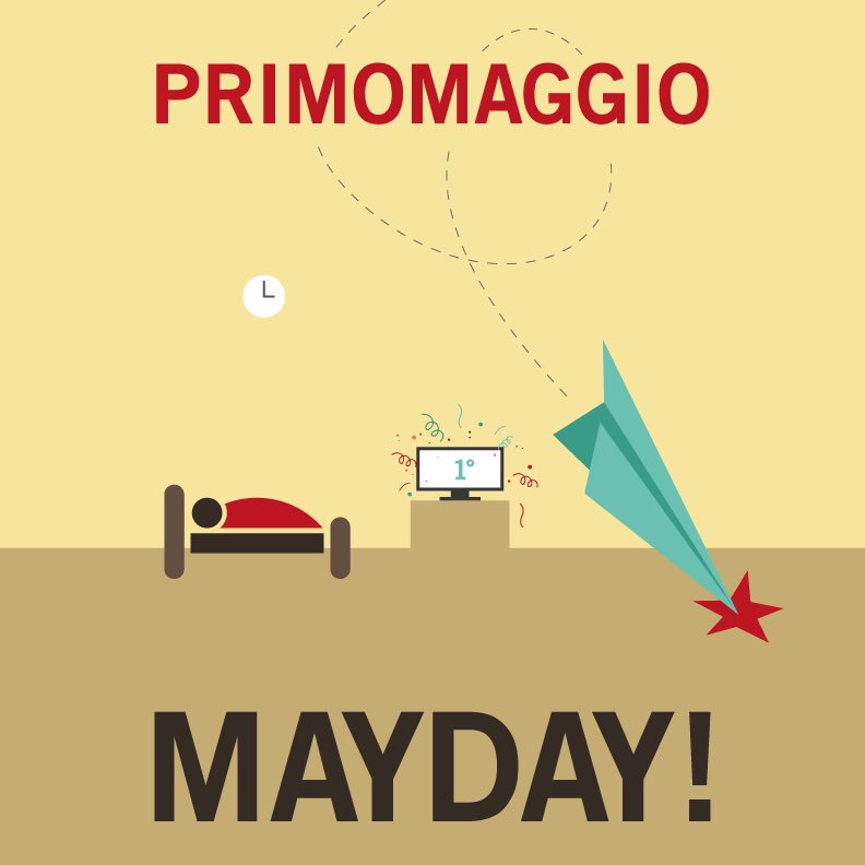 arcadiacomit's tweet photo. Mayday, mayday!
#primomaggio https://t.co/Yod85hOkpI