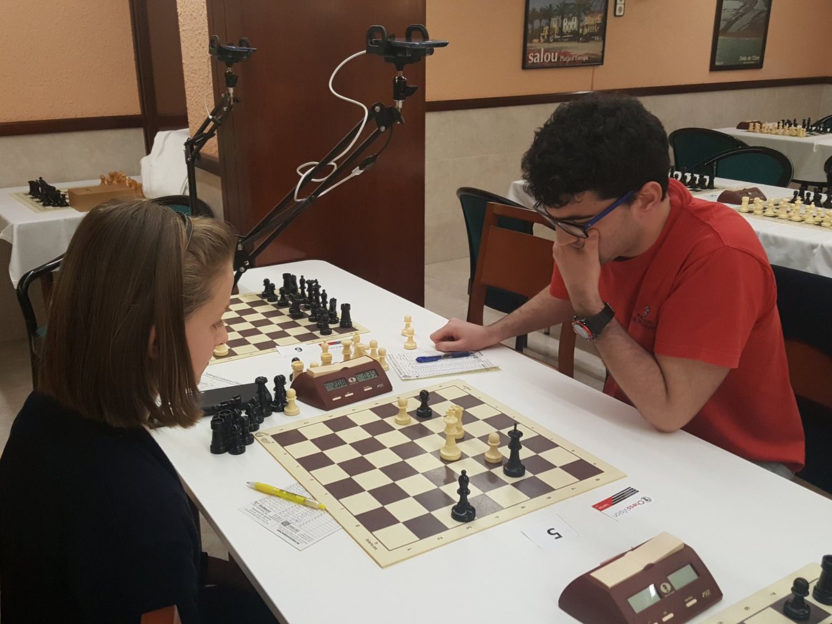 ChessVision's tweet image. Great tension in the final rounds here at Salou.  11 Years old, Floris Maria VS number 2 in the Palacios Herrero