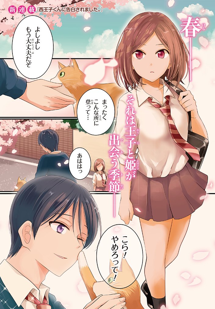 【定期はじめました】西王子くんに告白されました。という漫画が電撃マオウではじまりました 全編ツイッターに載せてもよいとのことなので上げてしまいます、たまに #西王子くん 