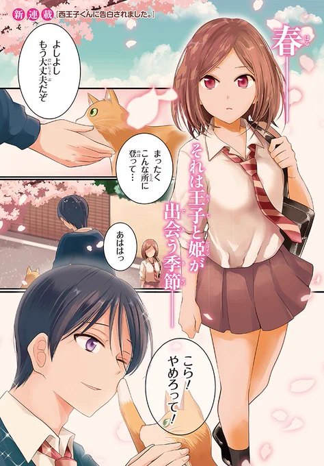 【定期はじめました】西王子くんに告白されました。という漫画が電撃マオウではじまりました 全編ツイッターに載せてもよいとのことなので上げてしまいます、たまに #西王子くん 