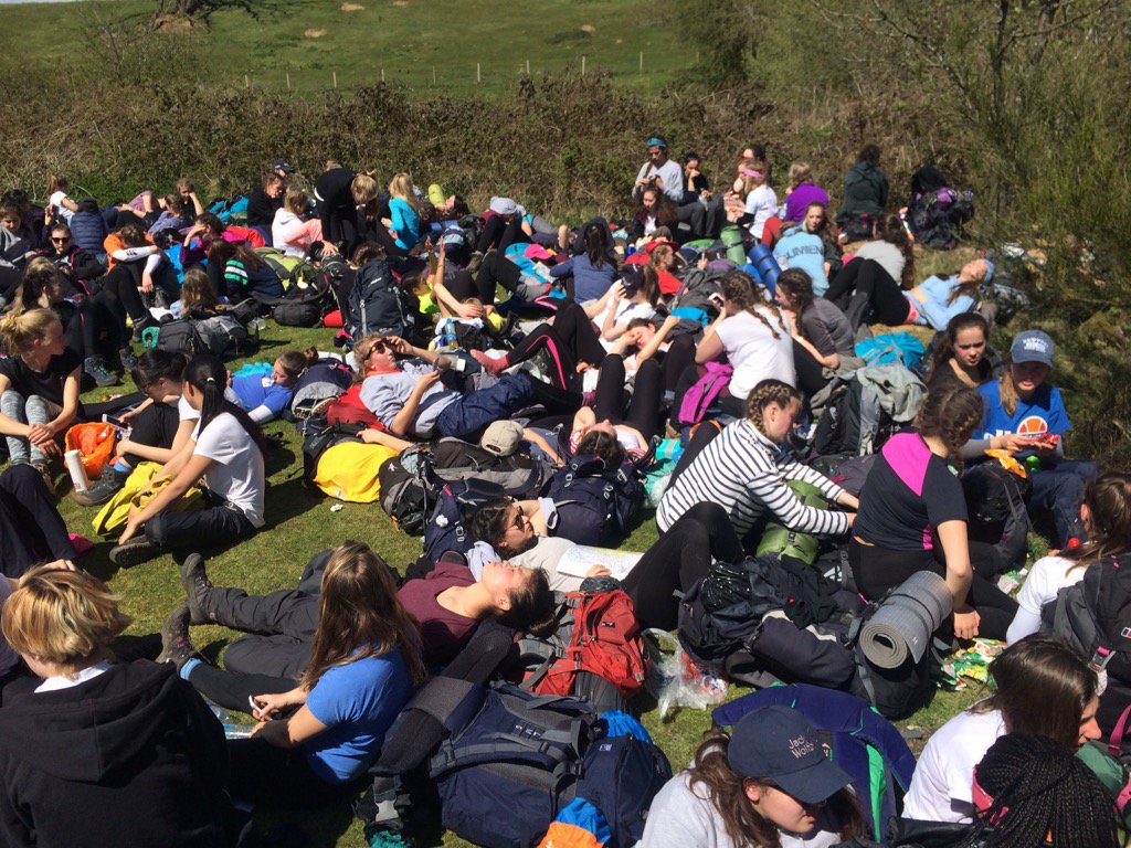 And they've finished! Well done girls - excellent effort this weekend #DofE <a href="/SurbitonHigh/">Surbiton High School</a>