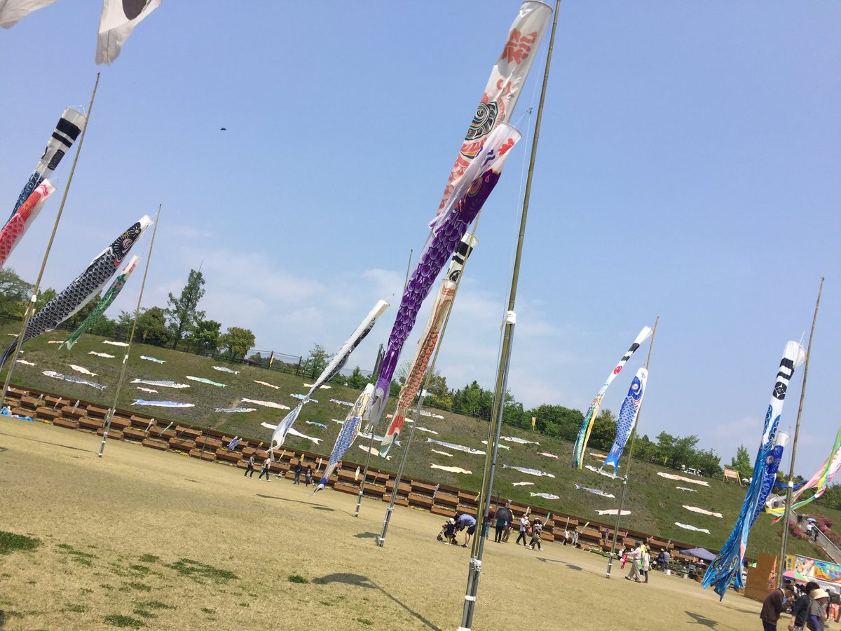 balloonroad's tweet photo. 北部運動公園の芝桜見に行ってきましたー！ 暑かったねw https://t.co/hU08J1tAyH