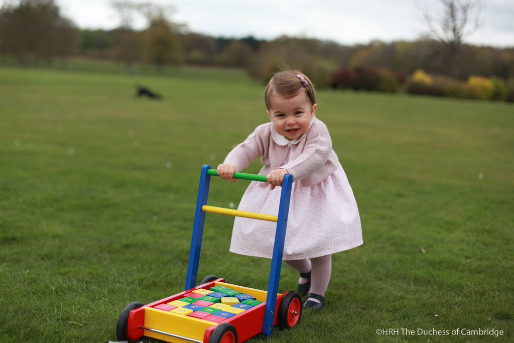 GHRCumbriaNews's tweet photo. New pictures of Princess Charlotte have been released by @KensingtonRoyal ahead of her 1st birthday tomorrow https://t.co/VKgdyC65Lt