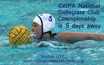 5 days until the start of the National Collegiate Club Championship in Santa Cruz! The countdown is ON!!