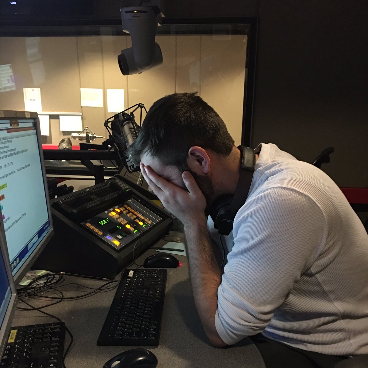 ESPNRadio's tweet photo. When your hosts start talking about Bull Riding and Mutton Busting.... @ProducerDanZ https://t.co/TTbcpL3LFP