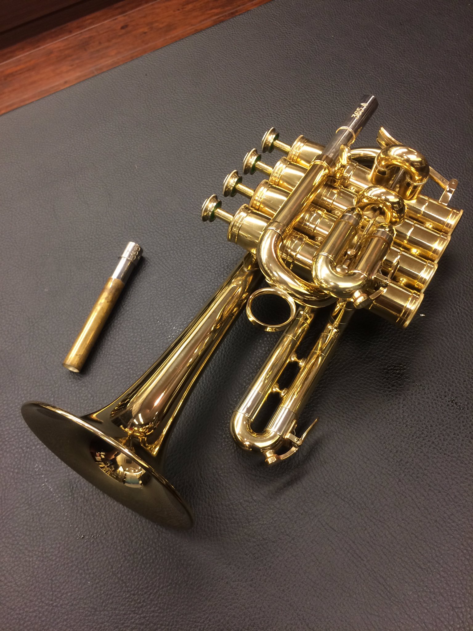 【極希少・名機】Henri Selmer Paris ピッコロトランペット彫刻 大久保管楽器 