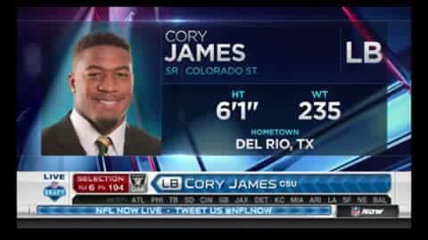 soymiguelonches's tweet image. Ahuevo otro mas de Del Rio, Texas que se va a la NFL! 
#RaidersDraft  #RaidersNation Felicidades Cory James !
