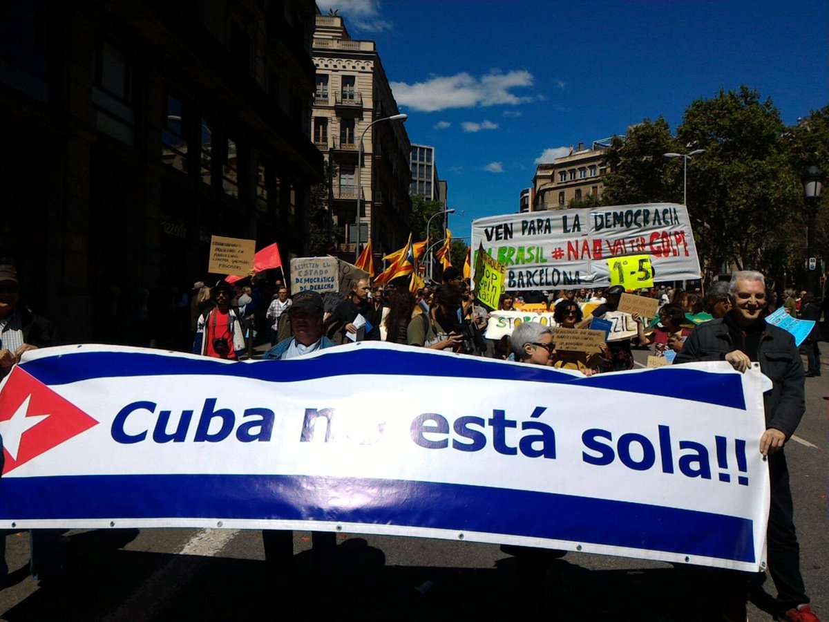 AntorchaE's tweet photo. #1MayoUnidad demandamos #StopBlockadeVsCuba #UnidadTrabajadora desde #BloqueLatinoamericano y @DefensemCuba https://t.co/tJPnHXquiw