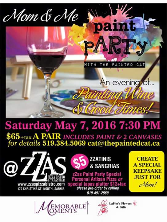 ZzasPizza's tweet photo. Great mother's day gift! #sarnia #paintparty#pizza https://t.co/XdqPolXO5W
