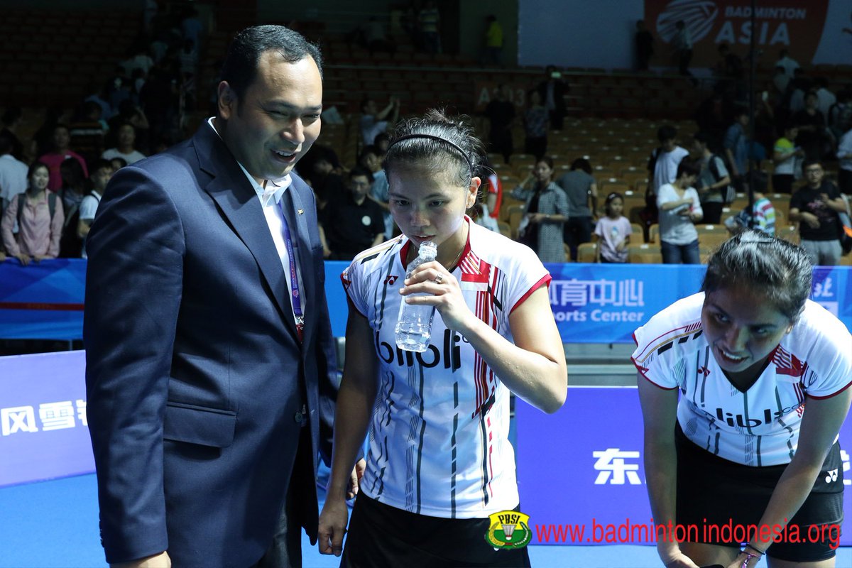 Greysia/Nitya bersama Presiden Badminton Asia Confederation, Bp. Anton Subowo #BAC2016
