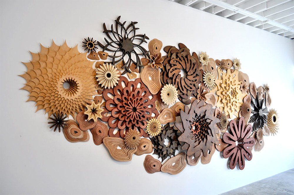 Distinctboxes's tweet photo. Joshua Abarbanel fabricates wood sculptures reminiscent of coral reefs - https://t.co/QZKAXSHyxj  https://t.co/jCCqtyIENG