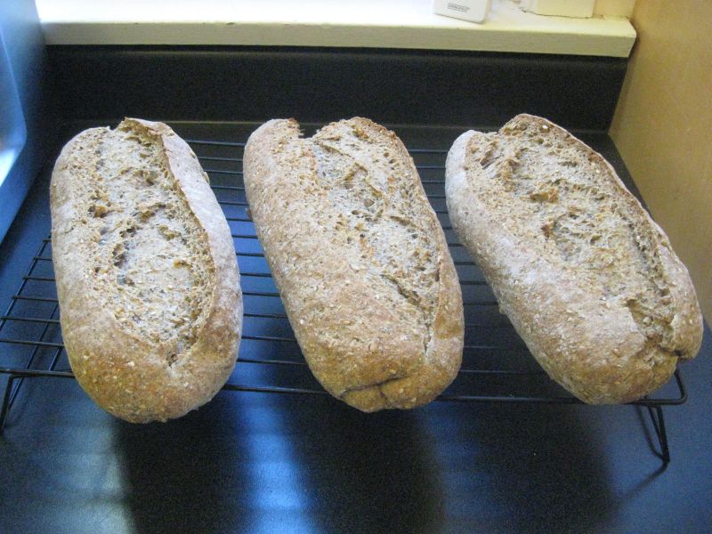 milnews_ca's tweet image. First bake o' the day:  Multi-grain (wheat, rye, oats) with seeds (sunflower, pumpkin, poppy &amp;amp; sesame) #readbread