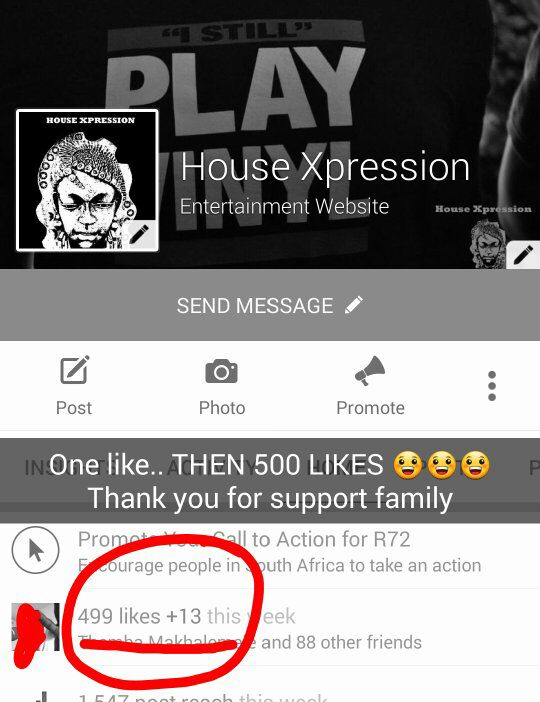 _HouseXpression's tweet photo. One more like on Facebook,  then we hit 500 like, pure love from our family
#housexpression #deephouse #underground https://t.co/VvK9rNZffc