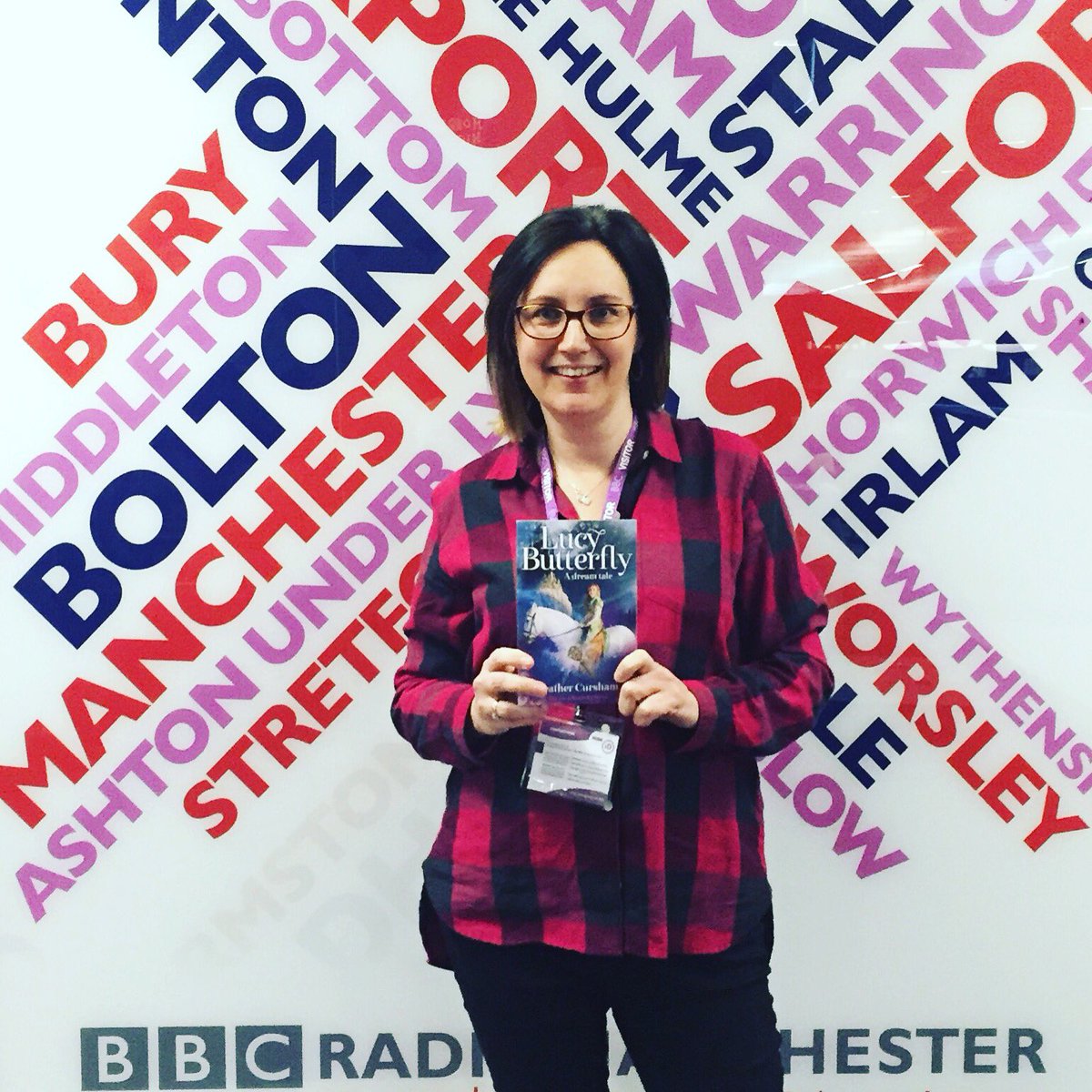 Lucy Butterfly at BBC Radio Manchester 😀