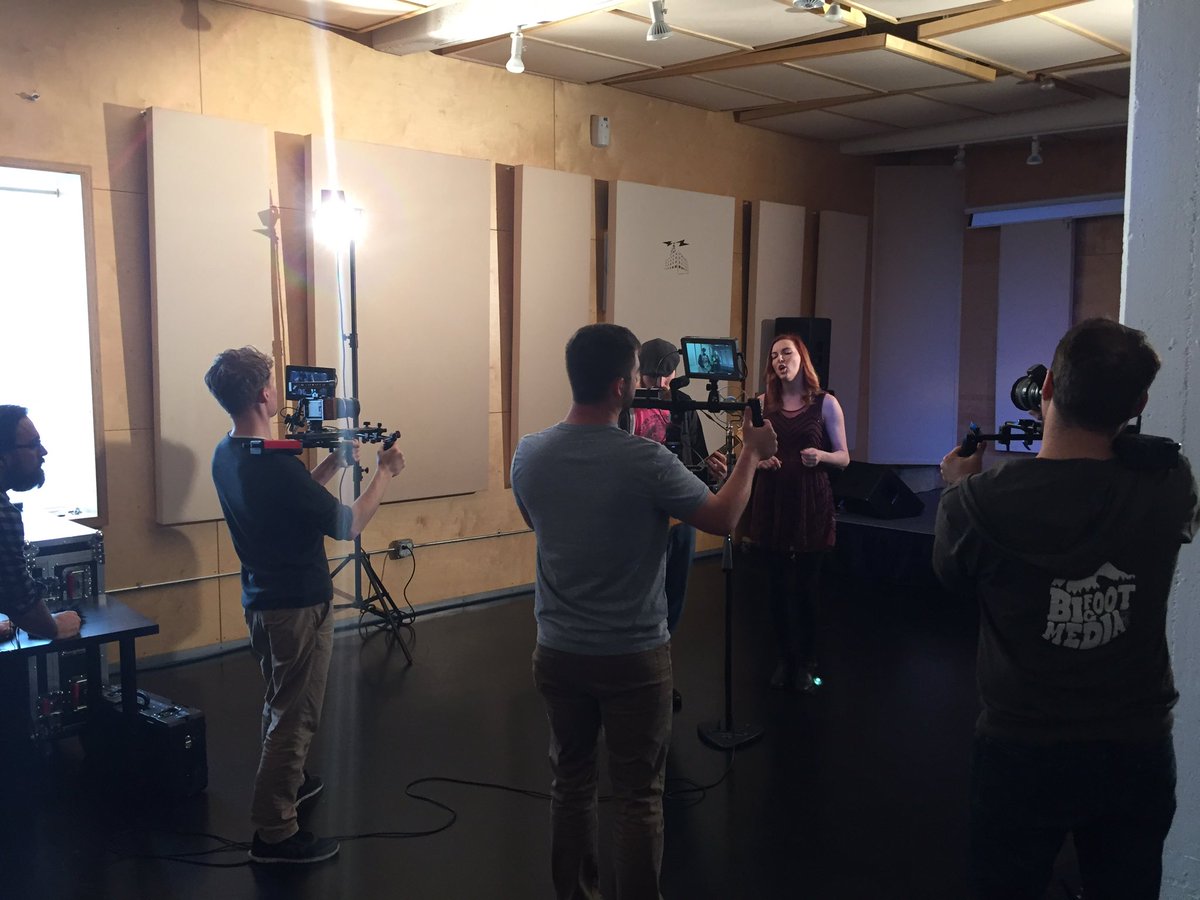 ChiLocalPop's tweet photo. Filming for IndieGogo campaign is on!! @TheFoxTheHounds killing it #ChiLocalPop #PGMF https://t.co/XYQTL87i0v