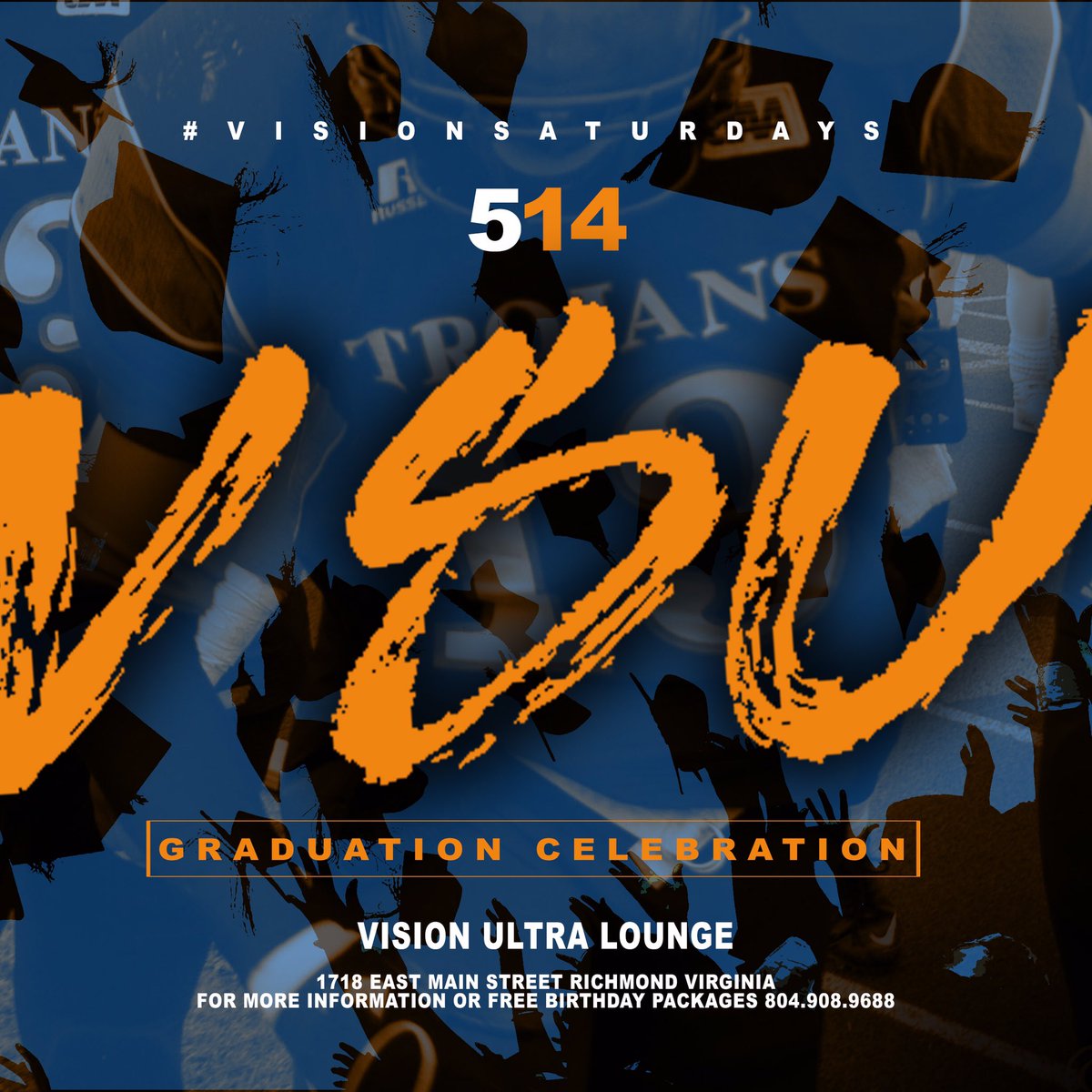 iRepVSU's tweet photo. #VSUGraduation Celebration
5.14 || Saturday
@ #VisionSaturdays
1718 E Main ST https://t.co/blynMfjIfj