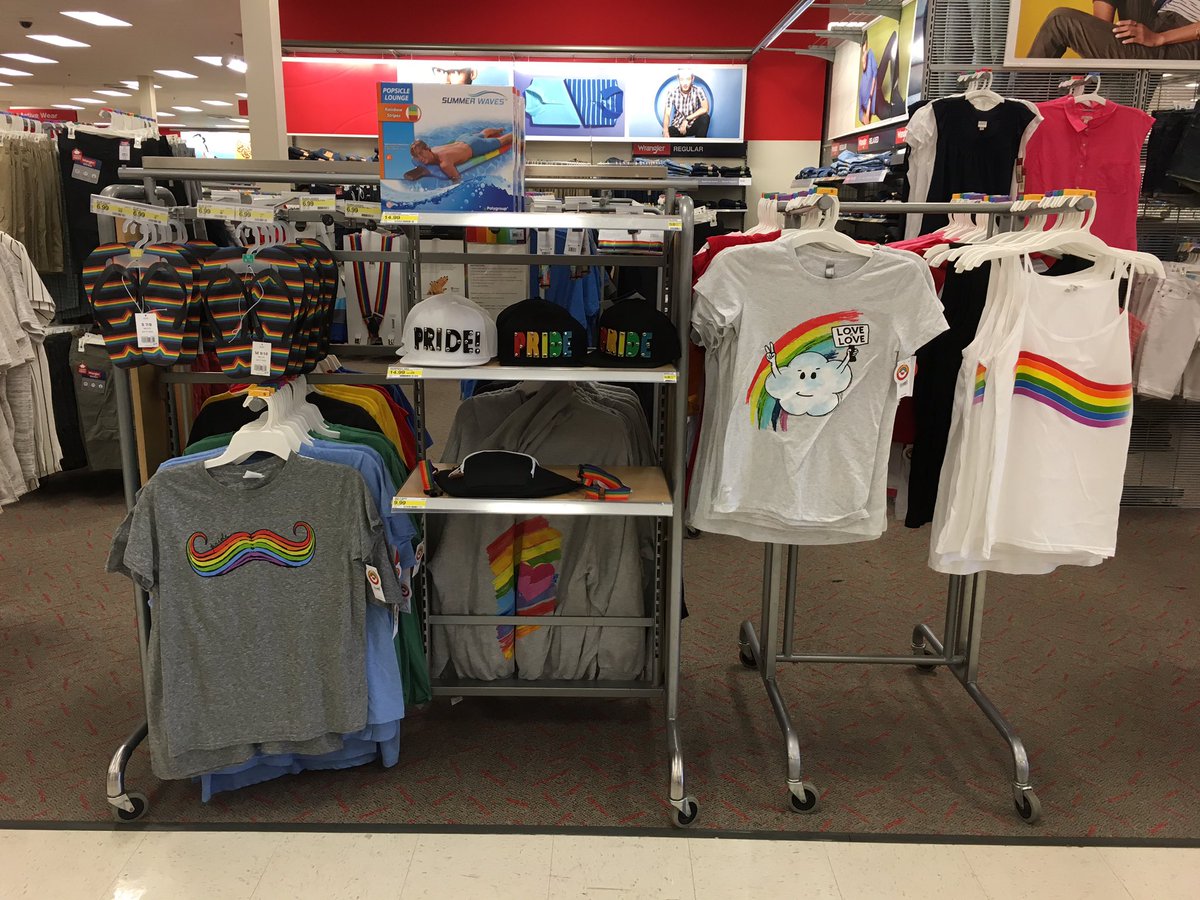 Proud to work for a company that celebrates everyone! Come get your Pride gear! #targetpride #diversity #celebrate