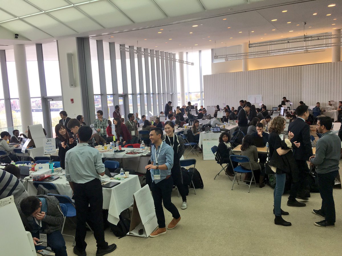 jfh's tweet photo. Can't wait to judge #GrandHack2016. Lots of energy as people work on healthcare challenges. https://t.co/5QwEmq04ss