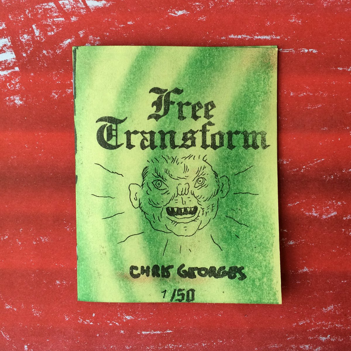 Complimentary zine with entry at my show "Free Transform" this Saturday at Vital Joint in Silent Barn.