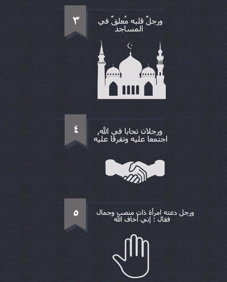 Fekrah1_'s tweet photo. سبعة يظلهم الله في ظله يوم لا ظل إلا ظله : https://t.co/oyseIyuFCw