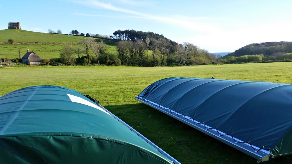Things are starting to take shape at the Abbotsbury Bowl ahead of next Saturday's home match vs <a href="/WarehamCC/">Wareham Cricket Club</a>  #swans