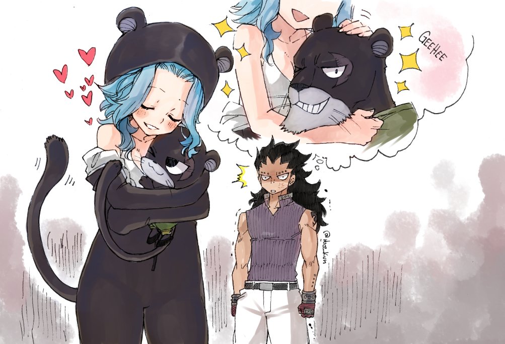 SoldierExceed's tweet photo. -Las ventajas de ser adorable-. @Redfox_Steel @LevyMcGardenFT https://t.co/3xTkl6ZhT4