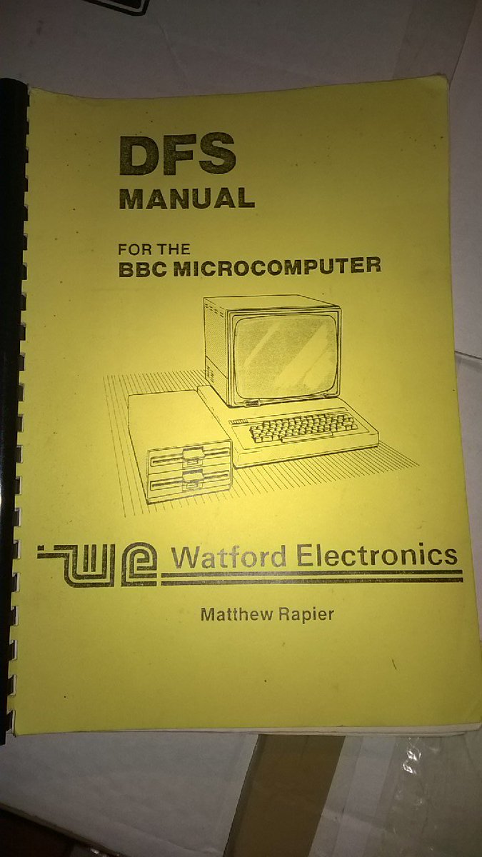 robert_graves's tweet photo. Just rediscovered this in my loft. Shame I haven't got the computer to go with. #bbcmicrocomputer #bbcmicrobit https://t.co/6Cf5ZEz0GK