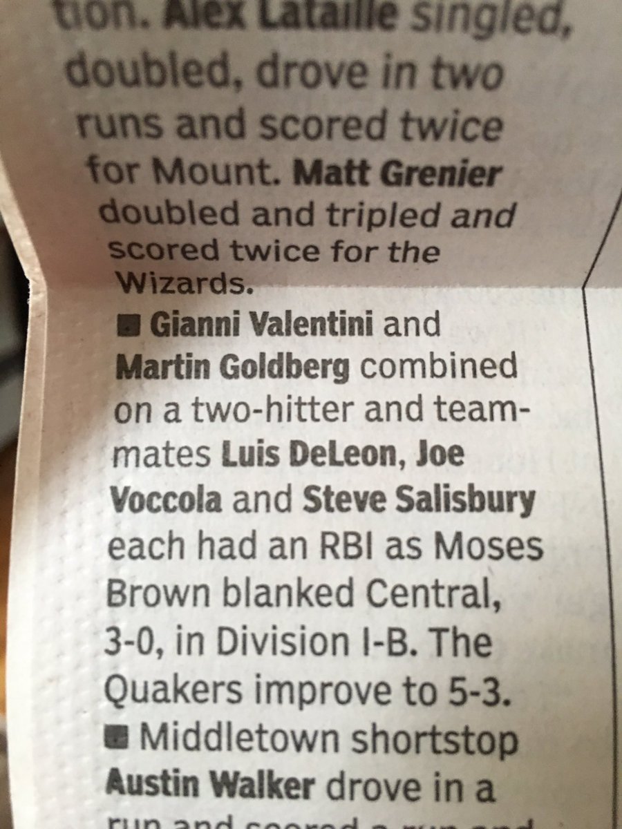 _MBBaseball's tweet image. Quakers getting some press @projo