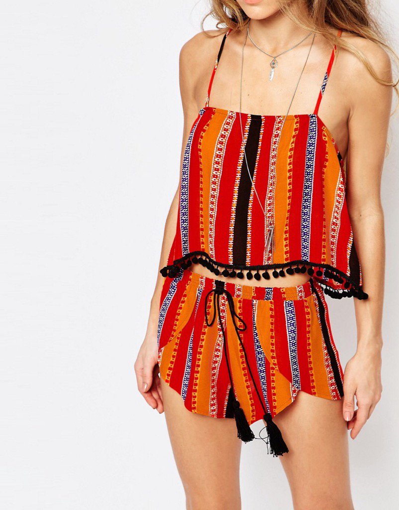 BaseTrendUK's tweet image. Red, black and orange. Tropical bohemian look with this cute playsuit asos.com/pgeproduct.asp…